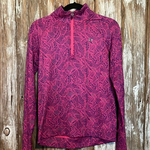 EUC Vineyard Vines Performance Quarter Zip, size small - Picture 1 of 6